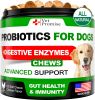 Probiotics for Dogs Digestive Enzymes for Good Health Itchy Skin 120 Chews