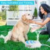 Outdoor Dog Water Fountain Dog Sprinkler Dog Paw Drinking Step on Fountain Dog Toy for Drinking 2 Spray Modes 66in Water Hose