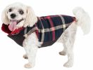 Pet Life 'Allegiance' Classical Plaided Insulated Dog Coat Jacket