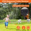 Wireless Electric Dog Fence Waterproof Pet Shock Boundary Containment System Electric Training Collar for Small Medium Large Dogs